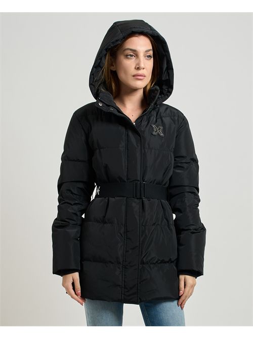 Piumino trapuntato donna Richmond X con cintura RICHMOND X | UWA25062PIBLACK